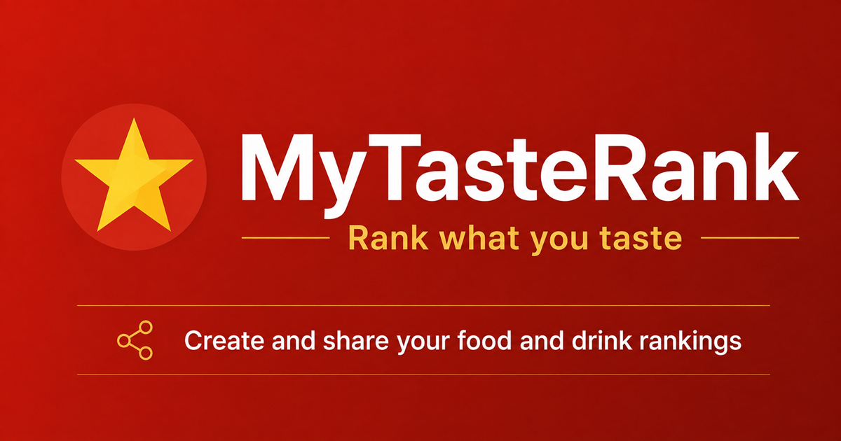 Show HN: MyTasteRank – Track drinks, food, movies, etc. for personal ranking